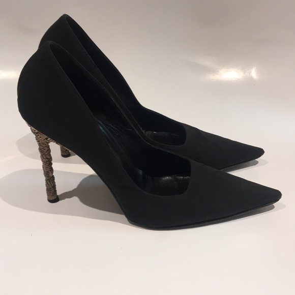 Casadei vintage weave heels - Picture 2 of 9